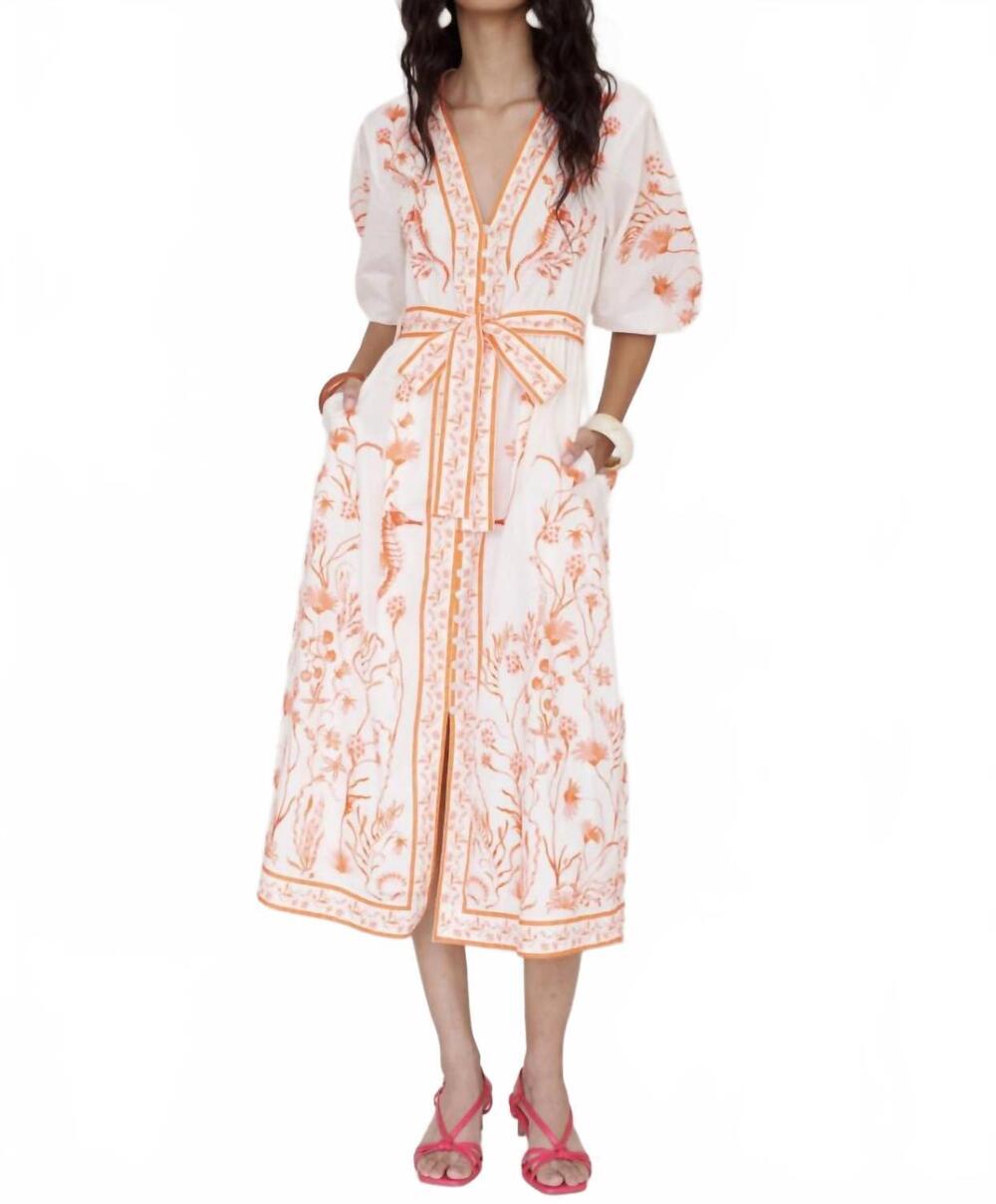NEW BANJANAN annabelle dress in blush